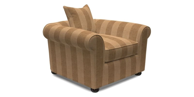 Lewes Chair in Two Tone Plain Biscuit