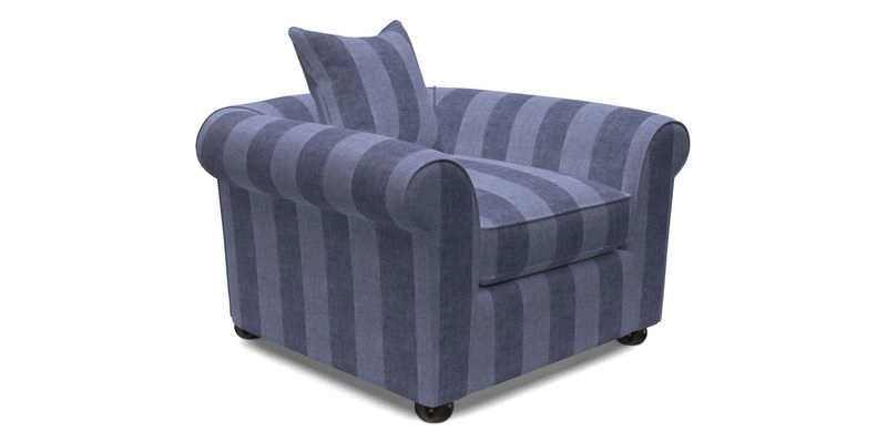 Lewes Chair in Two Tone Plain Biscuit