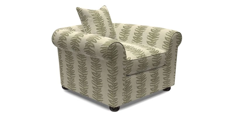 Lewes Chair in Two Tone Plain Biscuit