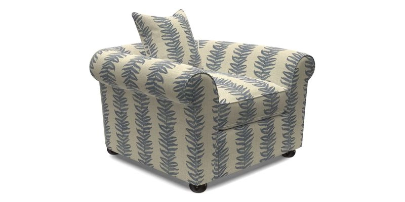 Lewes Chair in Two Tone Plain Biscuit