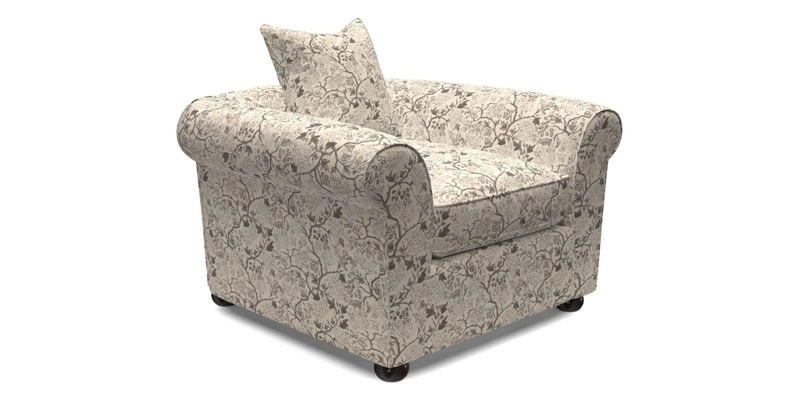 Lewes Chair in Two Tone Plain Biscuit