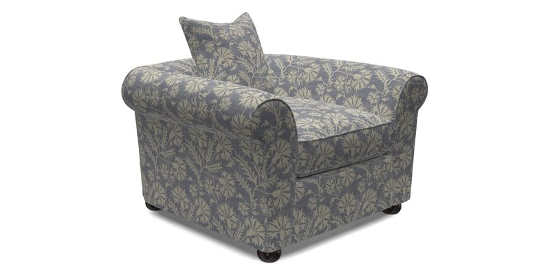 Lewes Chair in Two Tone Plain Biscuit