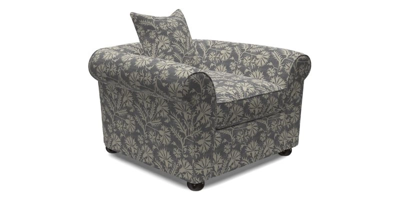 Lewes Chair in Two Tone Plain Biscuit