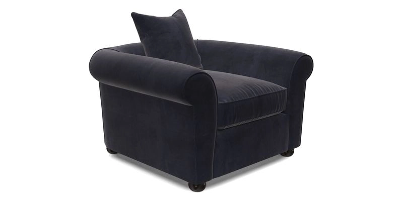 Lewes Chair in Two Tone Plain Biscuit