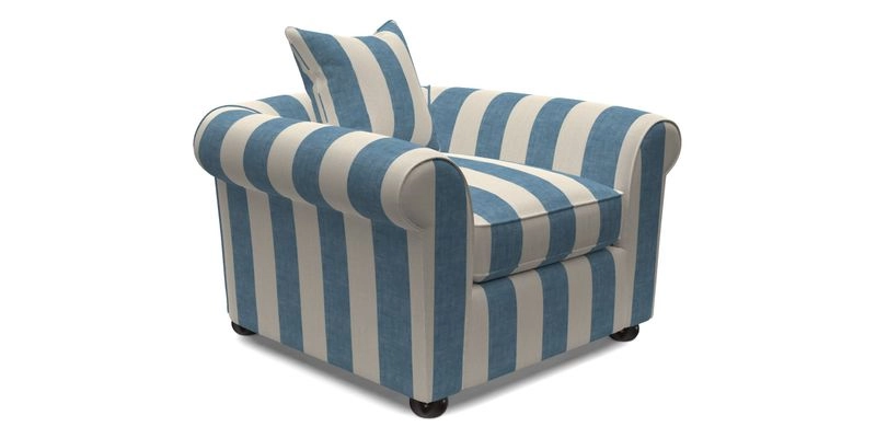 Lewes Chair in Two Tone Plain Biscuit