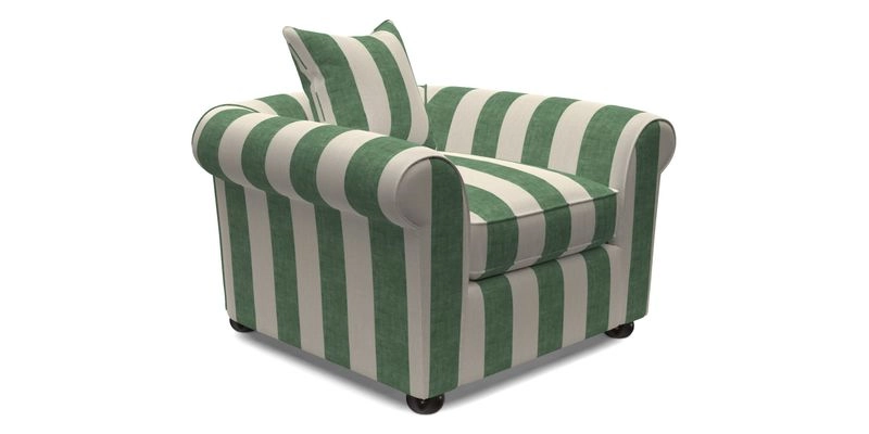 Lewes Chair in Two Tone Plain Biscuit