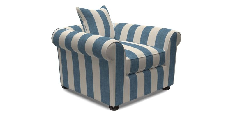 Lewes Chair in Two Tone Plain Biscuit