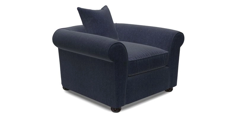 Lewes Chair in Two Tone Plain Biscuit