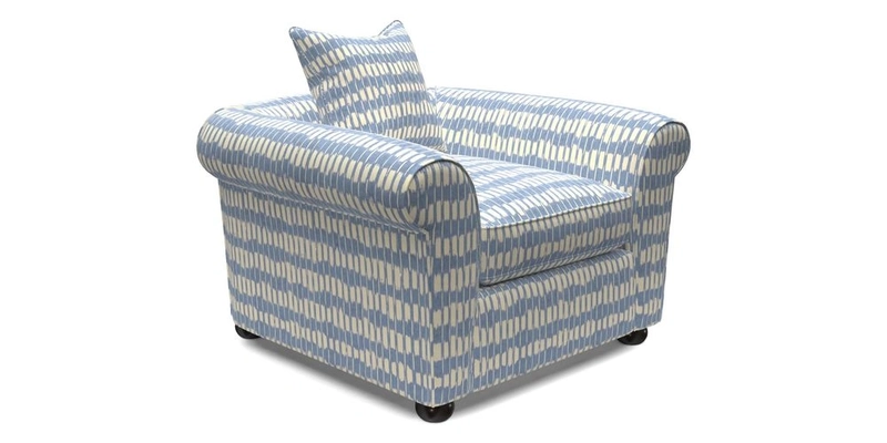 Lewes Chair in Two Tone Plain Biscuit