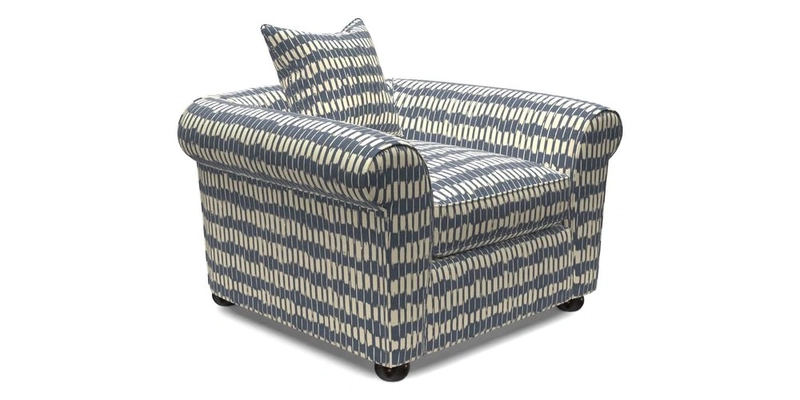 Lewes Chair in Two Tone Plain Biscuit