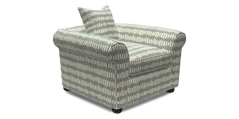 Lewes Chair in Two Tone Plain Biscuit