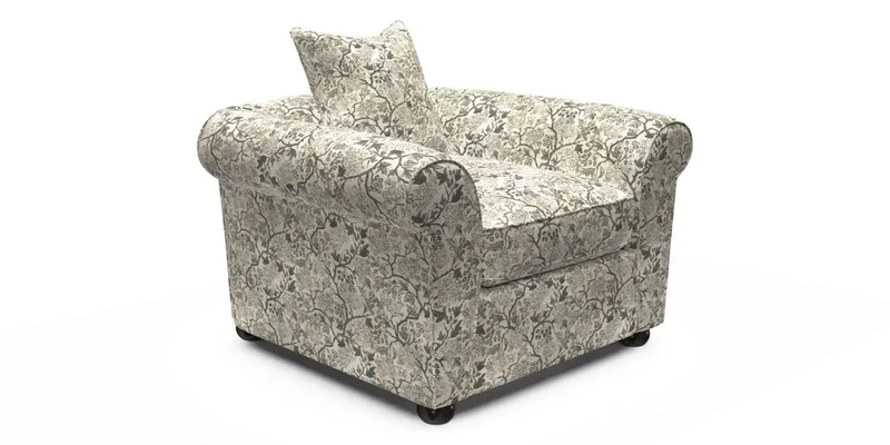 Lewes Chair in Two Tone Plain Biscuit