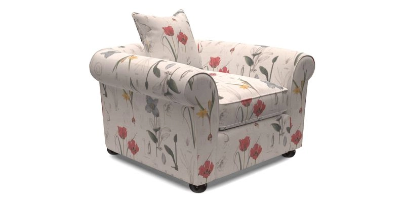 Lewes Chair in Two Tone Plain Biscuit