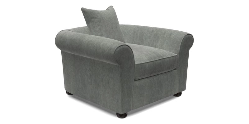 Lewes Chair in Two Tone Plain Biscuit