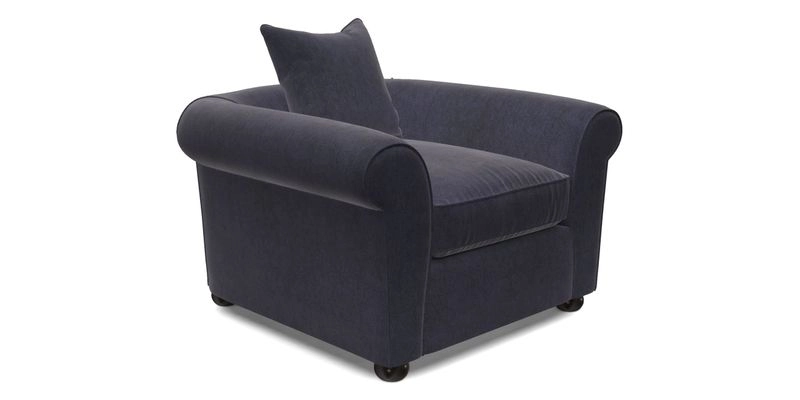 Lewes Chair in Two Tone Plain Biscuit