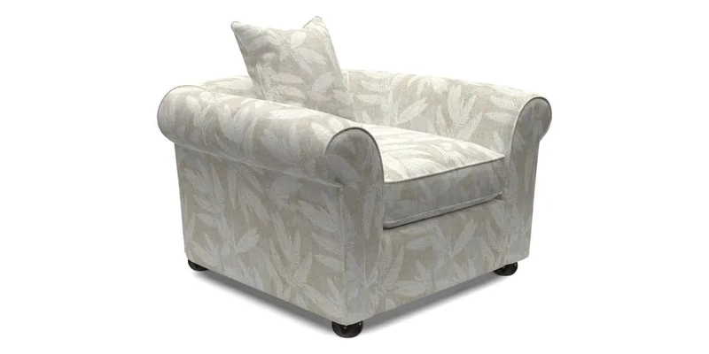 Lewes Chair in Two Tone Plain Biscuit