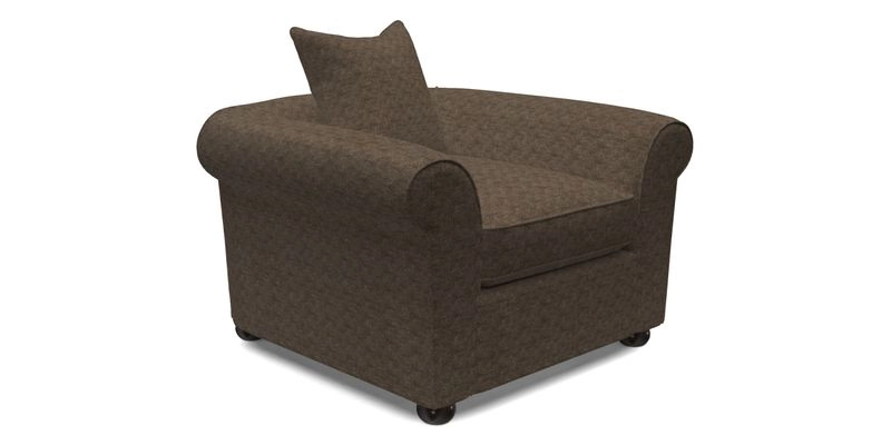 Lewes Chair in Two Tone Plain Biscuit