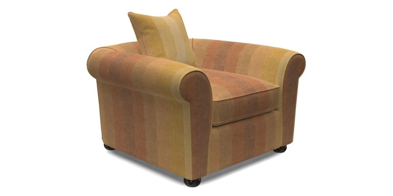 Lewes Chair in Two Tone Plain Biscuit