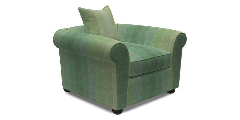 Lewes Chair in Two Tone Plain Biscuit