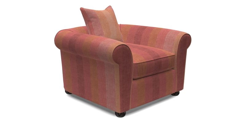 Lewes Chair in Two Tone Plain Biscuit