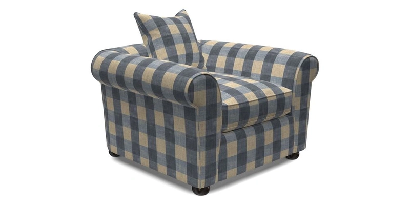 Lewes Chair in Two Tone Plain Biscuit