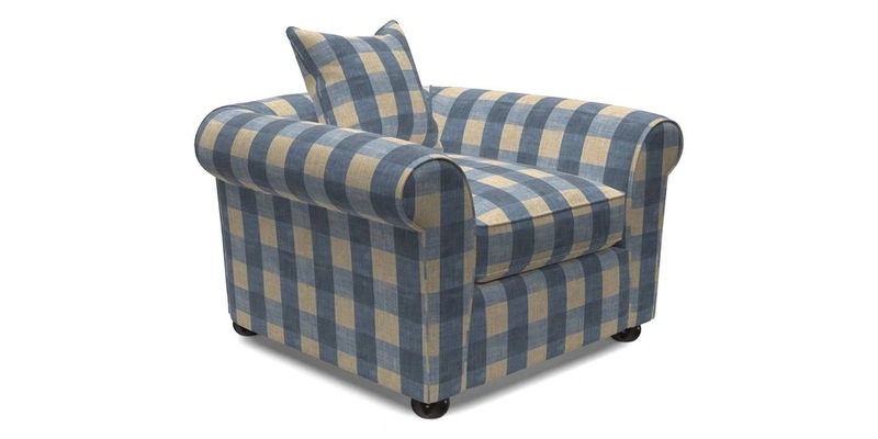 Lewes Chair in Two Tone Plain Biscuit