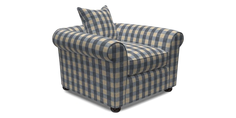 Lewes Chair in Two Tone Plain Biscuit