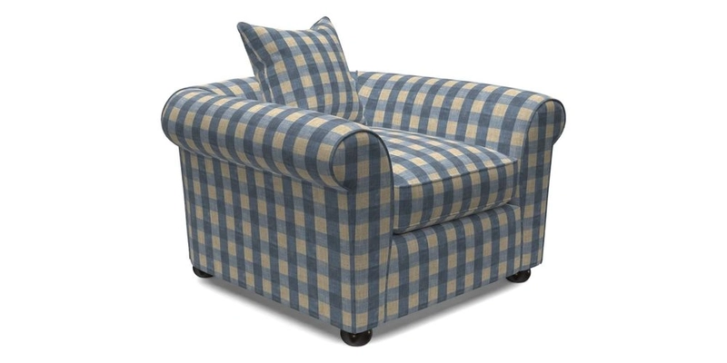 Lewes Chair in Two Tone Plain Biscuit