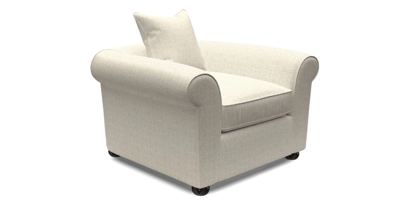 Lewes Chair in Two Tone Plain Biscuit