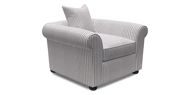 Lewes Chair in Two Tone Plain Biscuit