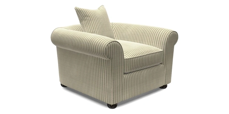 Lewes Chair in Two Tone Plain Biscuit