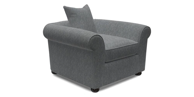 Lewes Chair in Two Tone Plain Biscuit