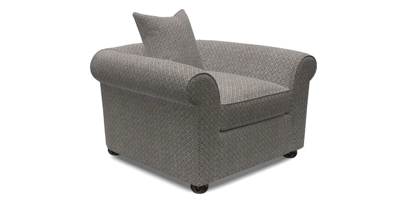 Lewes Chair in Two Tone Plain Biscuit