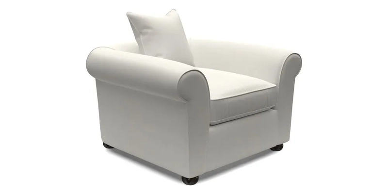 Lewes Chair in Two Tone Plain Biscuit