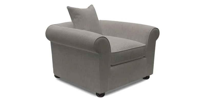 Lewes Chair in Two Tone Plain Biscuit