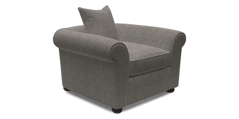 Lewes Chair in Two Tone Plain Biscuit