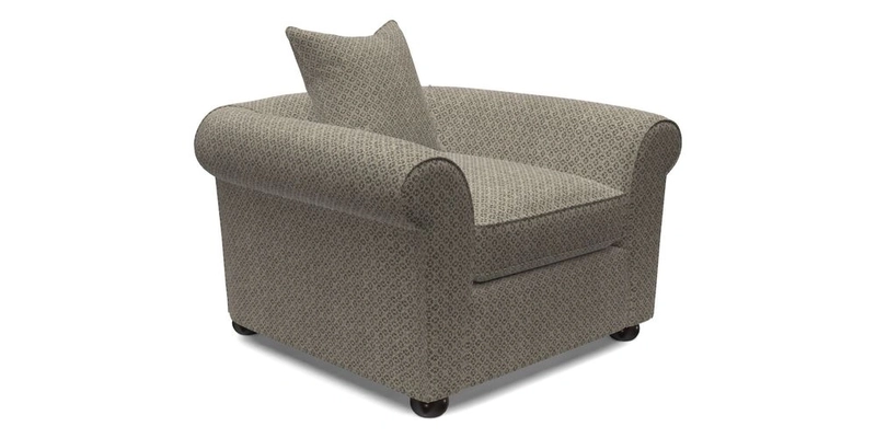 Lewes Chair in Two Tone Plain Biscuit