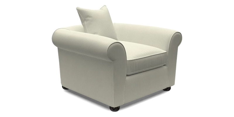 Lewes Chair in Two Tone Plain Biscuit