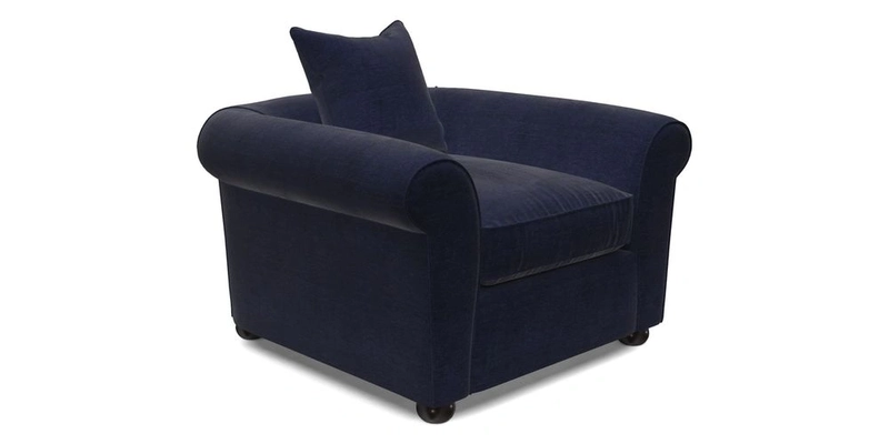 Lewes Chair in Two Tone Plain Biscuit