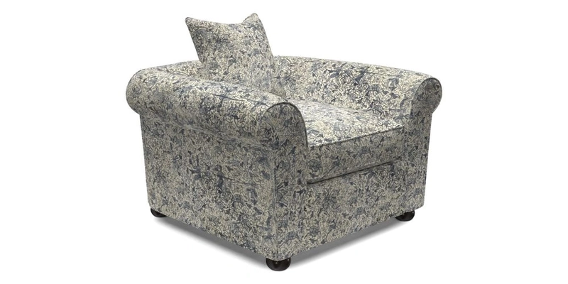 Lewes Chair in Two Tone Plain Biscuit