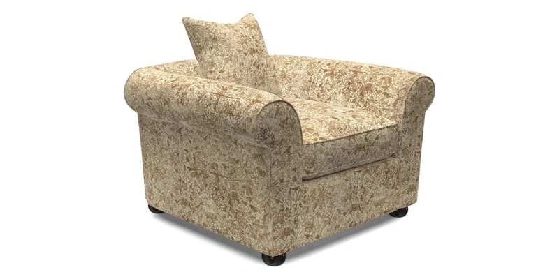 Lewes Chair in Two Tone Plain Biscuit