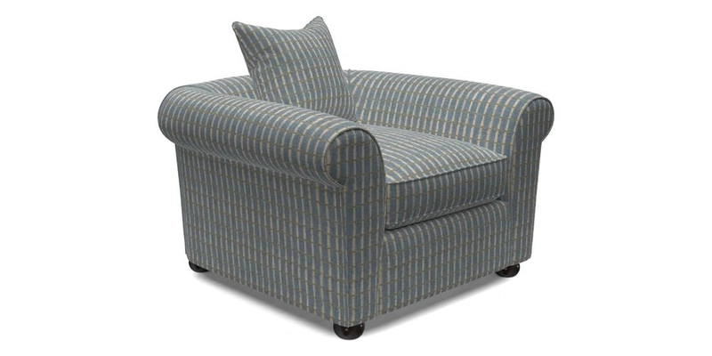 Lewes Chair in Two Tone Plain Biscuit