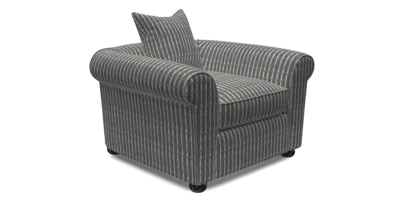 Lewes Chair in Two Tone Plain Biscuit