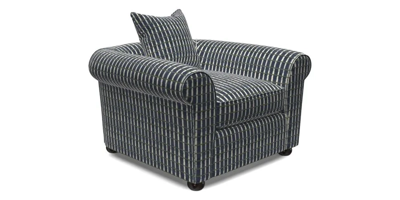 Lewes Chair in Two Tone Plain Biscuit