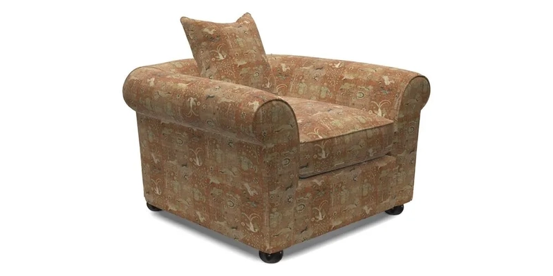 Lewes Chair in Two Tone Plain Biscuit