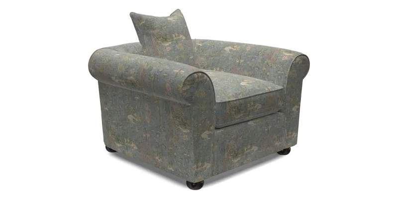 Lewes Chair in Two Tone Plain Biscuit