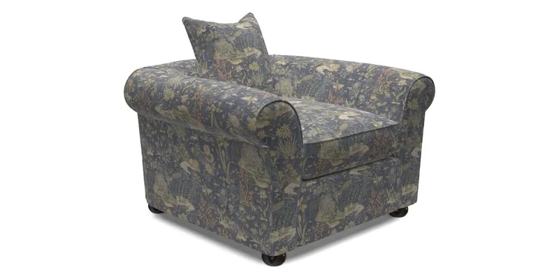 Lewes Chair in Two Tone Plain Biscuit