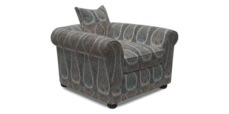 Lewes Chair in Two Tone Plain Biscuit