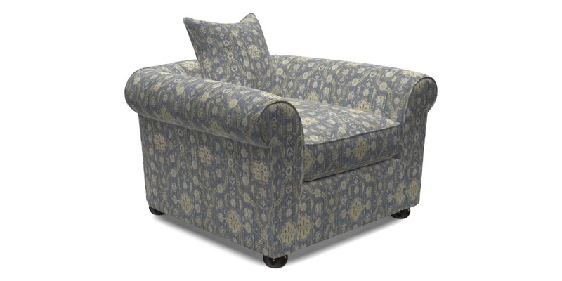 Lewes Chair in Two Tone Plain Biscuit