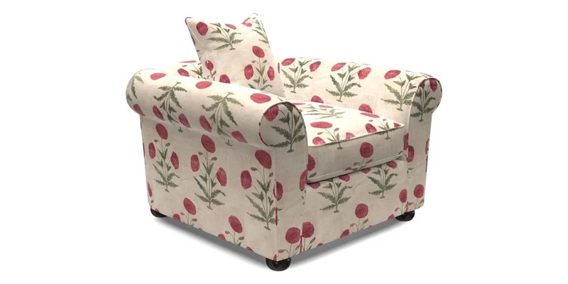 Lewes Chair in Two Tone Plain Biscuit